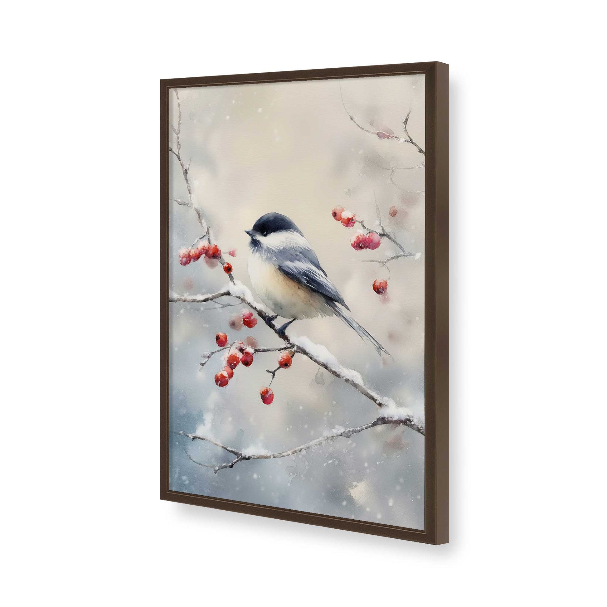 [Color:Belvinder Brown], Picture of art in a Belvinder Brown frame of the corner