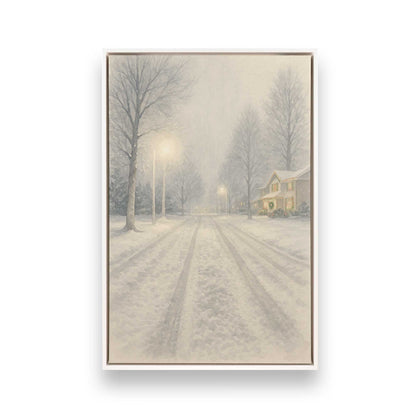 [Color:Opaque White], Picture of art in a White frame