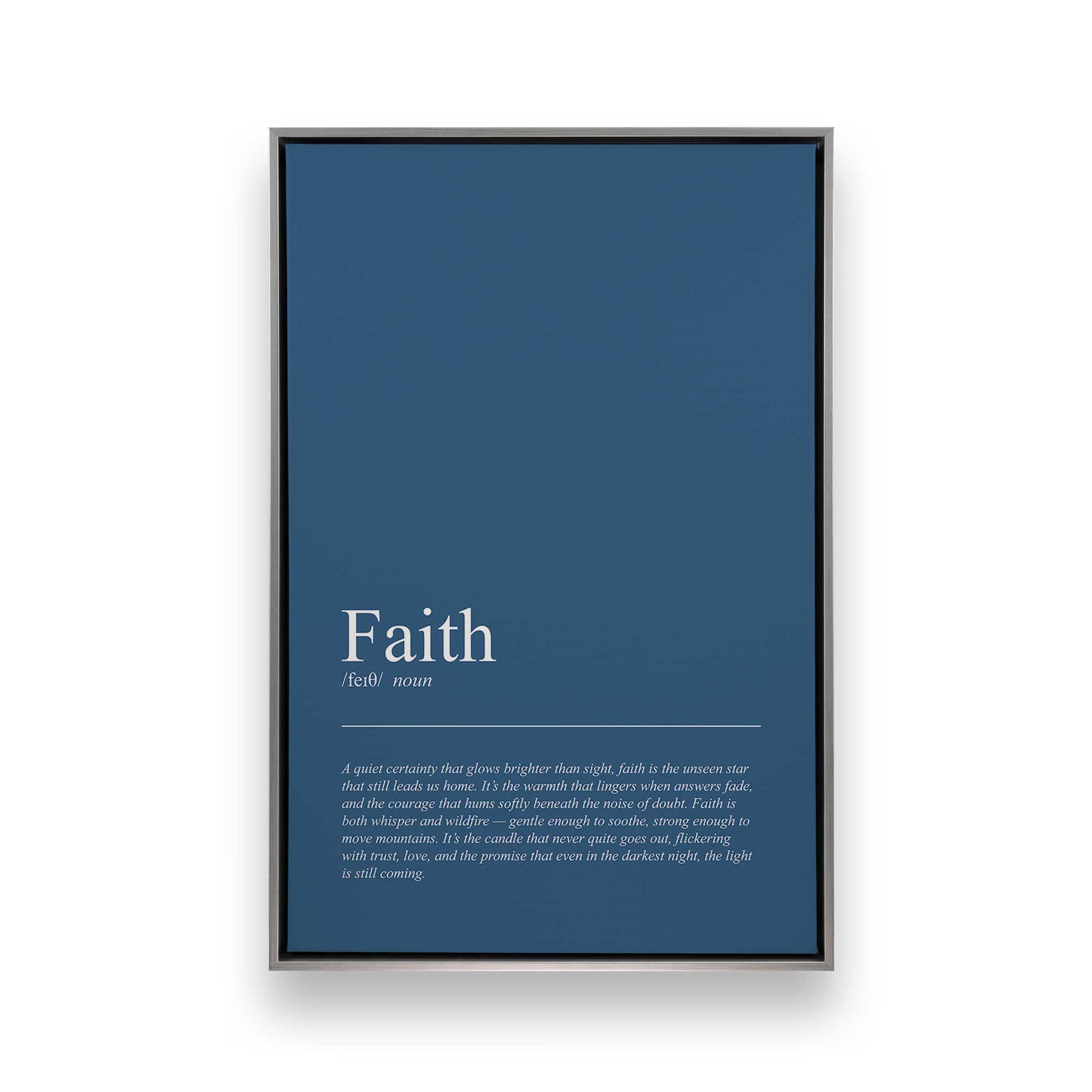 [Color:Polished Chrome], Picture of art in a Polished Chrome frame