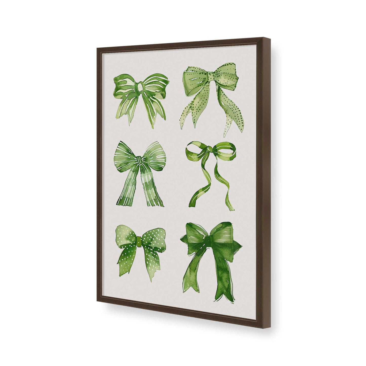 [Color:Brown], Picture of art in a Brown frame of the corner