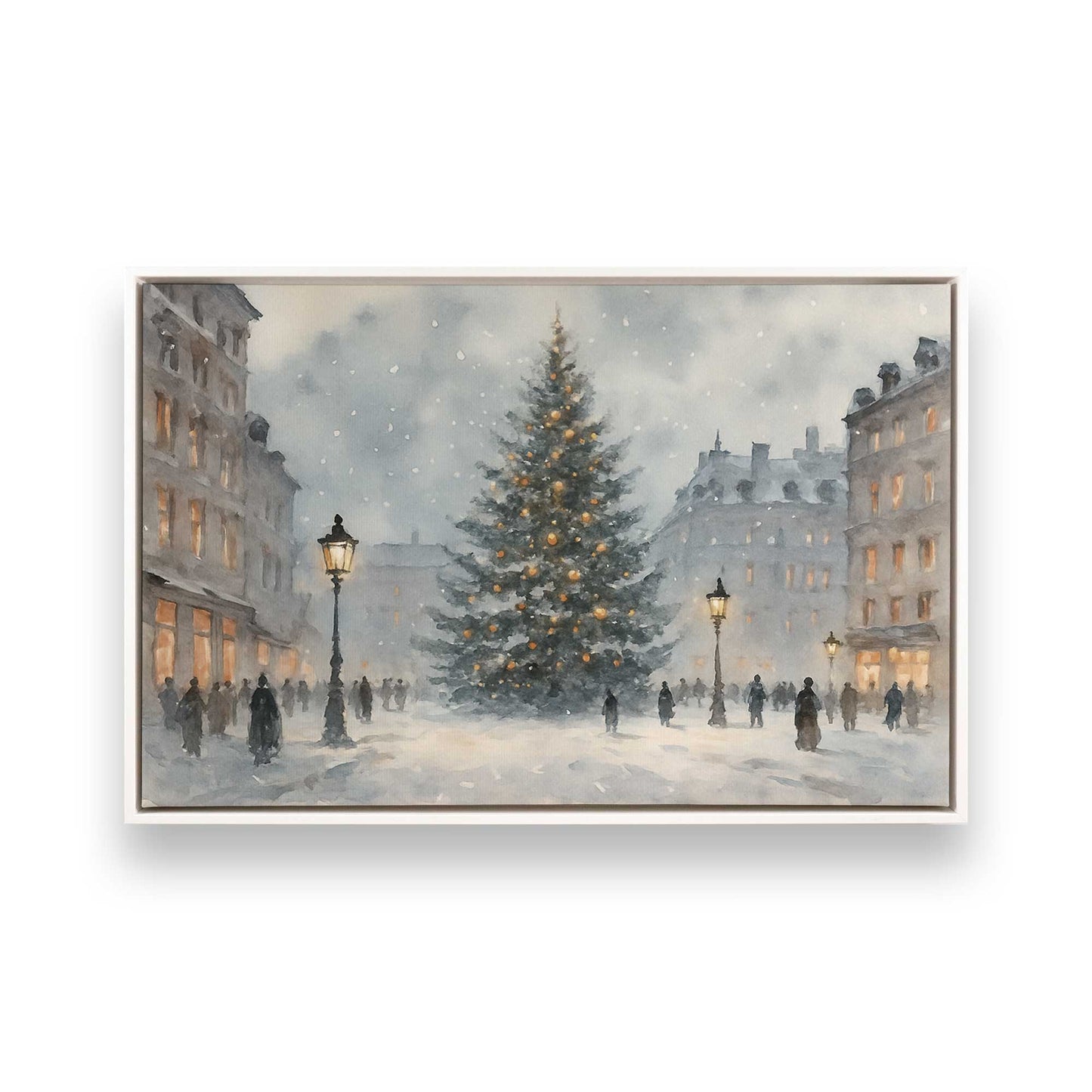 [Color:Opaque White], Picture of art in a White frame