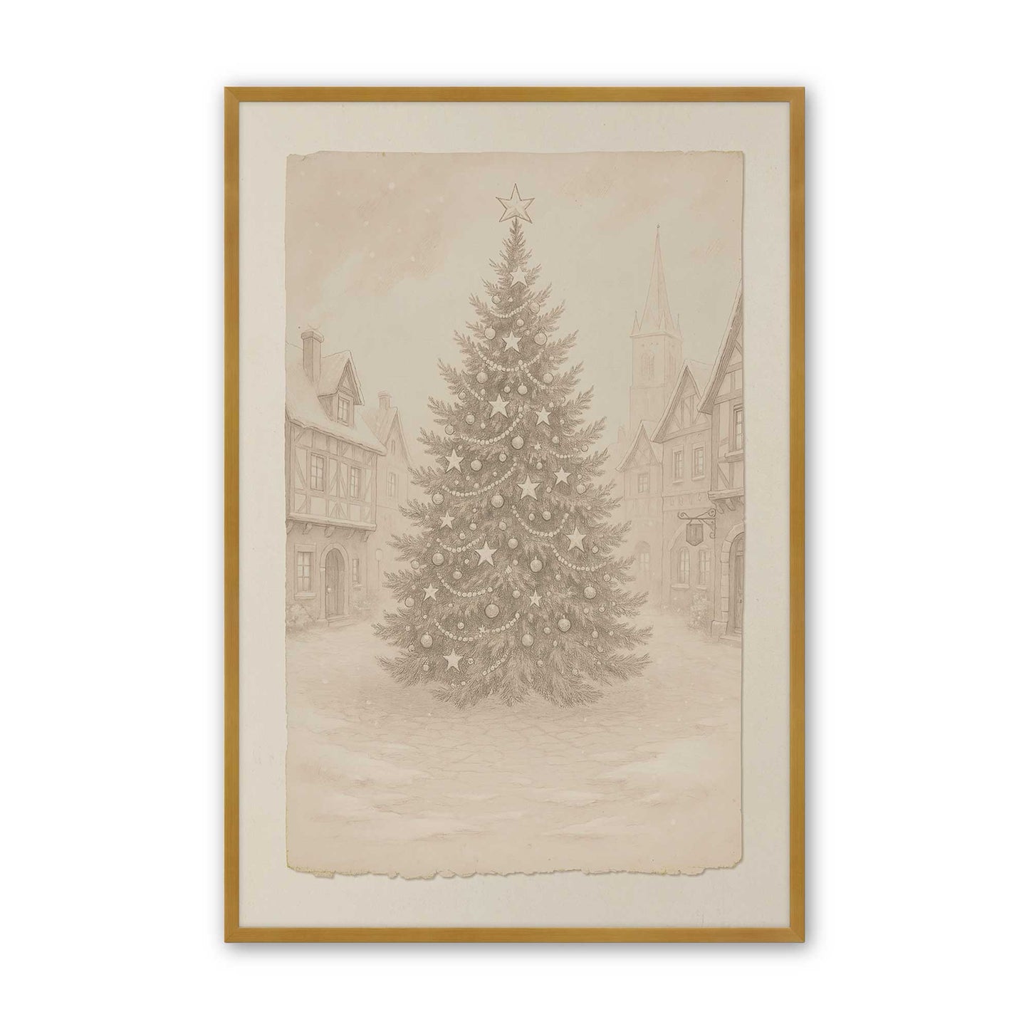 [Color:Polished Gold], Picture of art in a Polished Gold frame