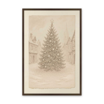 [Color:Brown], Picture of art in a Brown frame