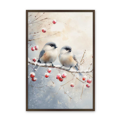 [Color:Brown], Picture of art in a Brown frame