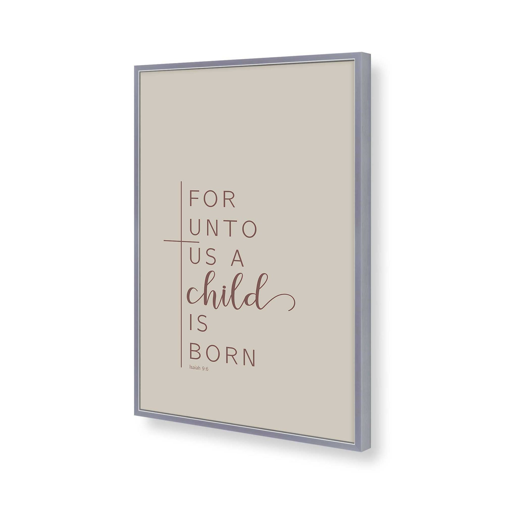 [Color:Polished Chrome], Picture of art in a Polished Chrome frame of the corner