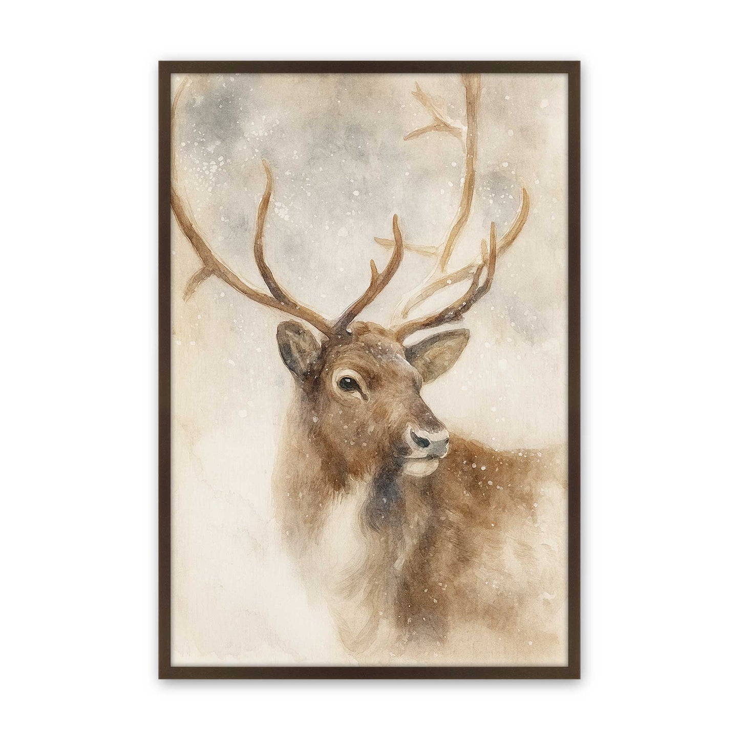 [Color:Brown], Picture of art in a Brown frame