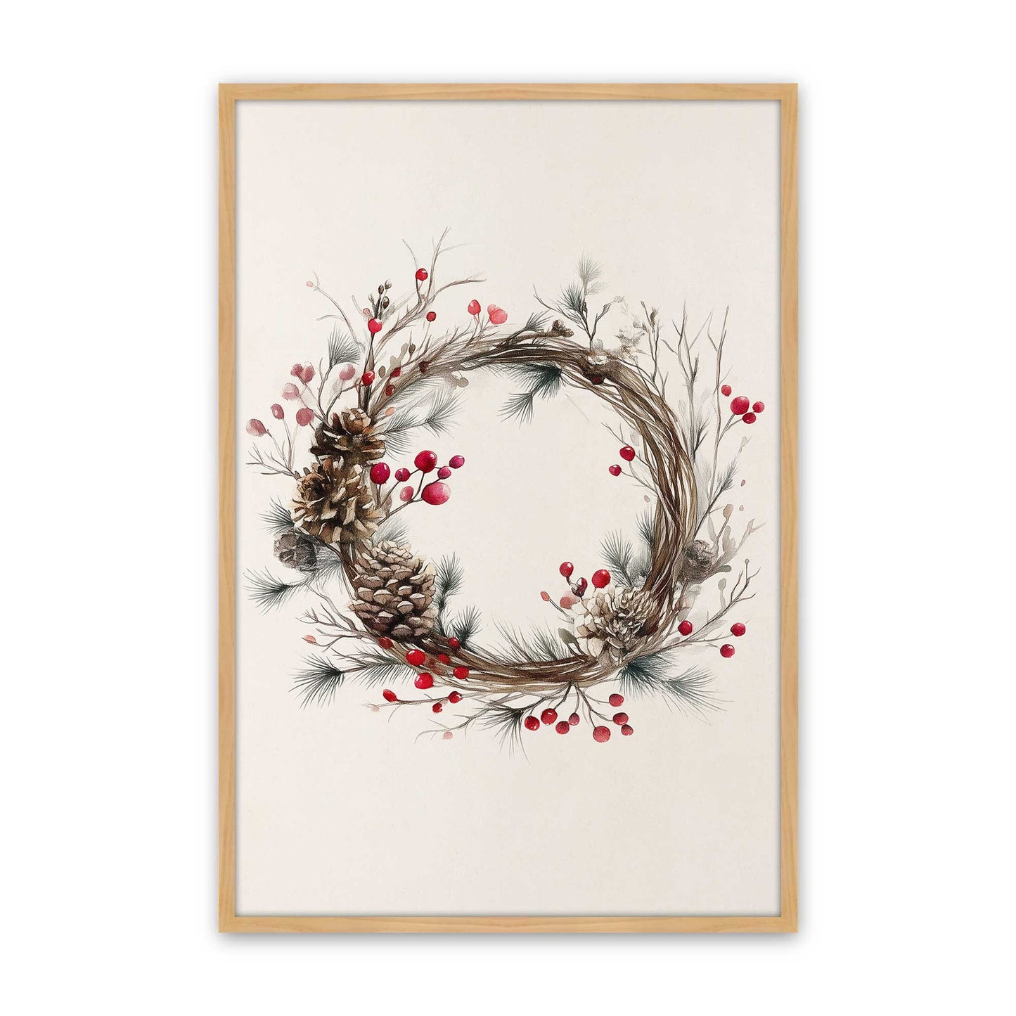 [Color:American Maple], Picture of art in a American Maple frame