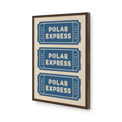 [Color:Brown], Picture of art in a Brown frame of the corner