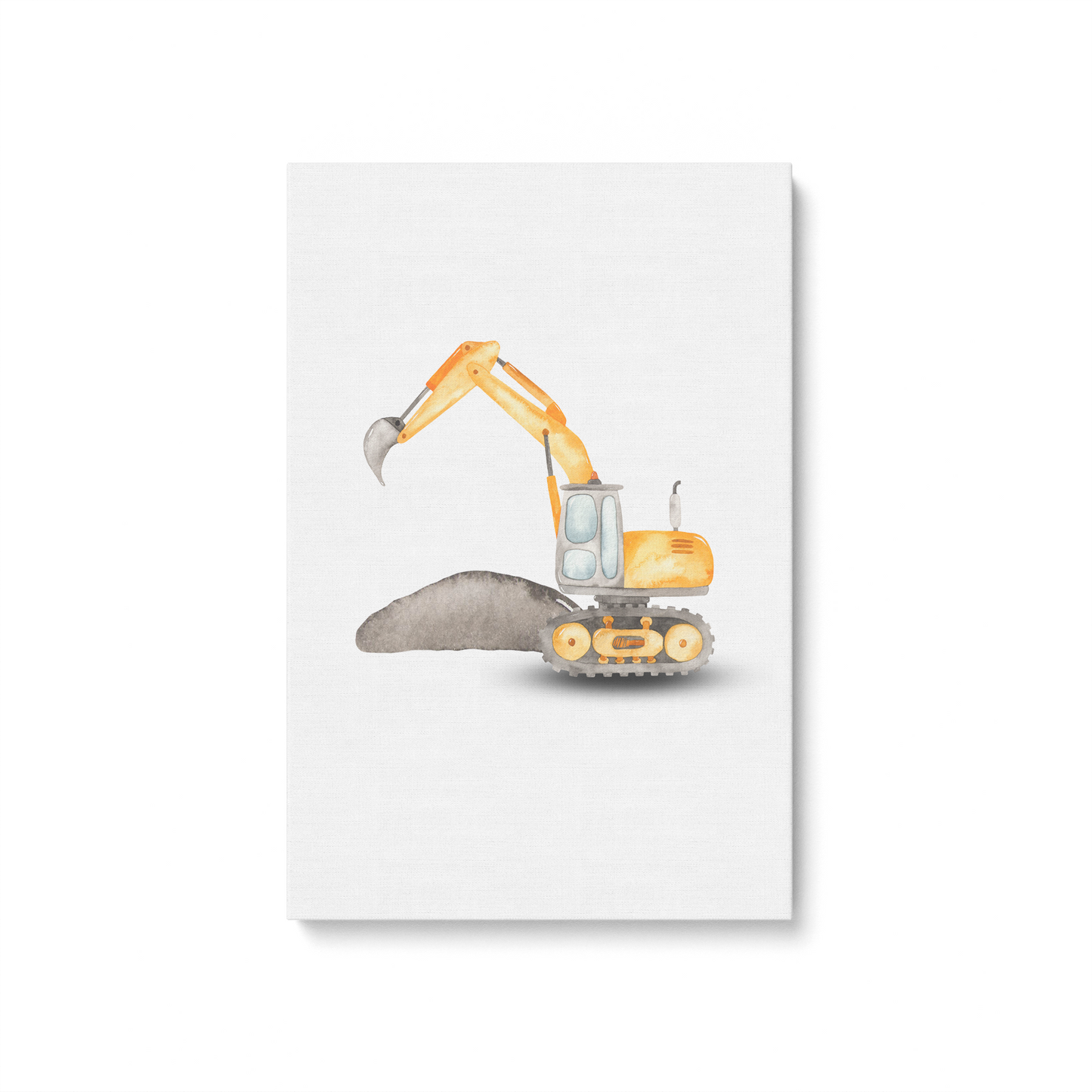 [color:Stretched Canvas], Picture of art in a black frame