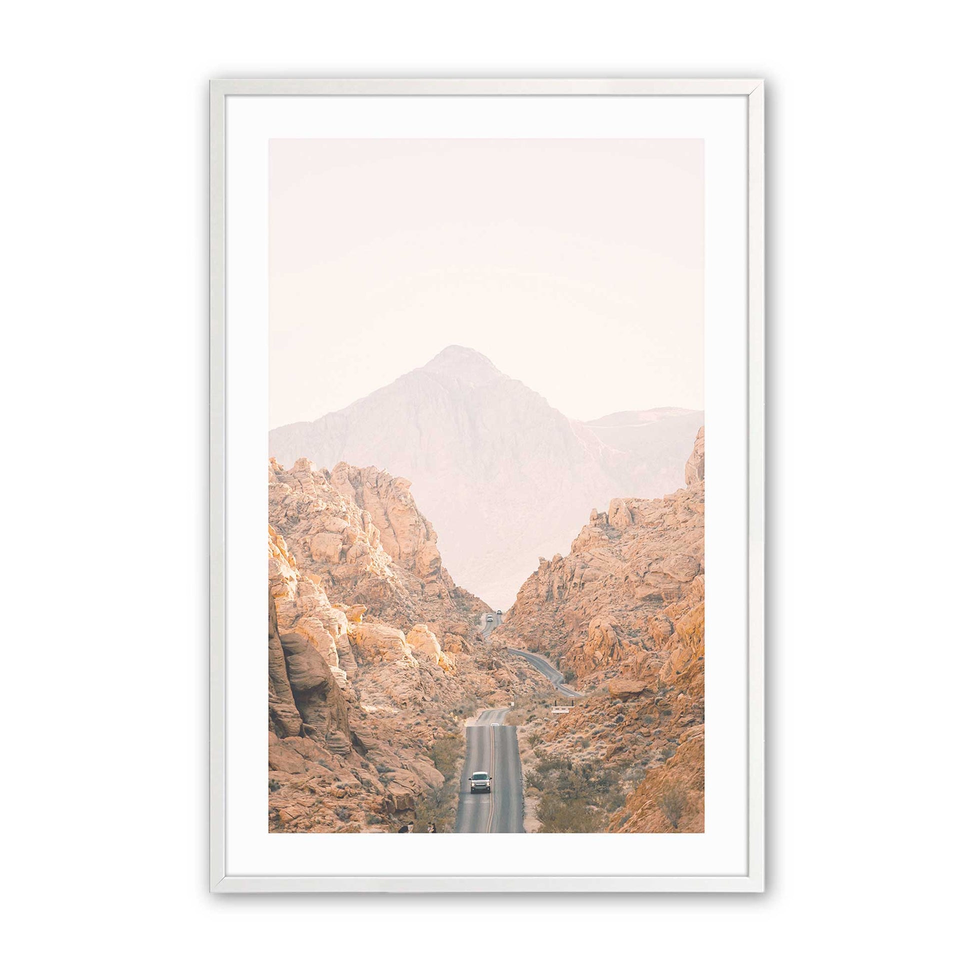 [Color:Opaque White], Picture of art in a Opaque White frame