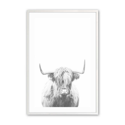 [Color:Opaque White], Picture of art in a Opaque White frame