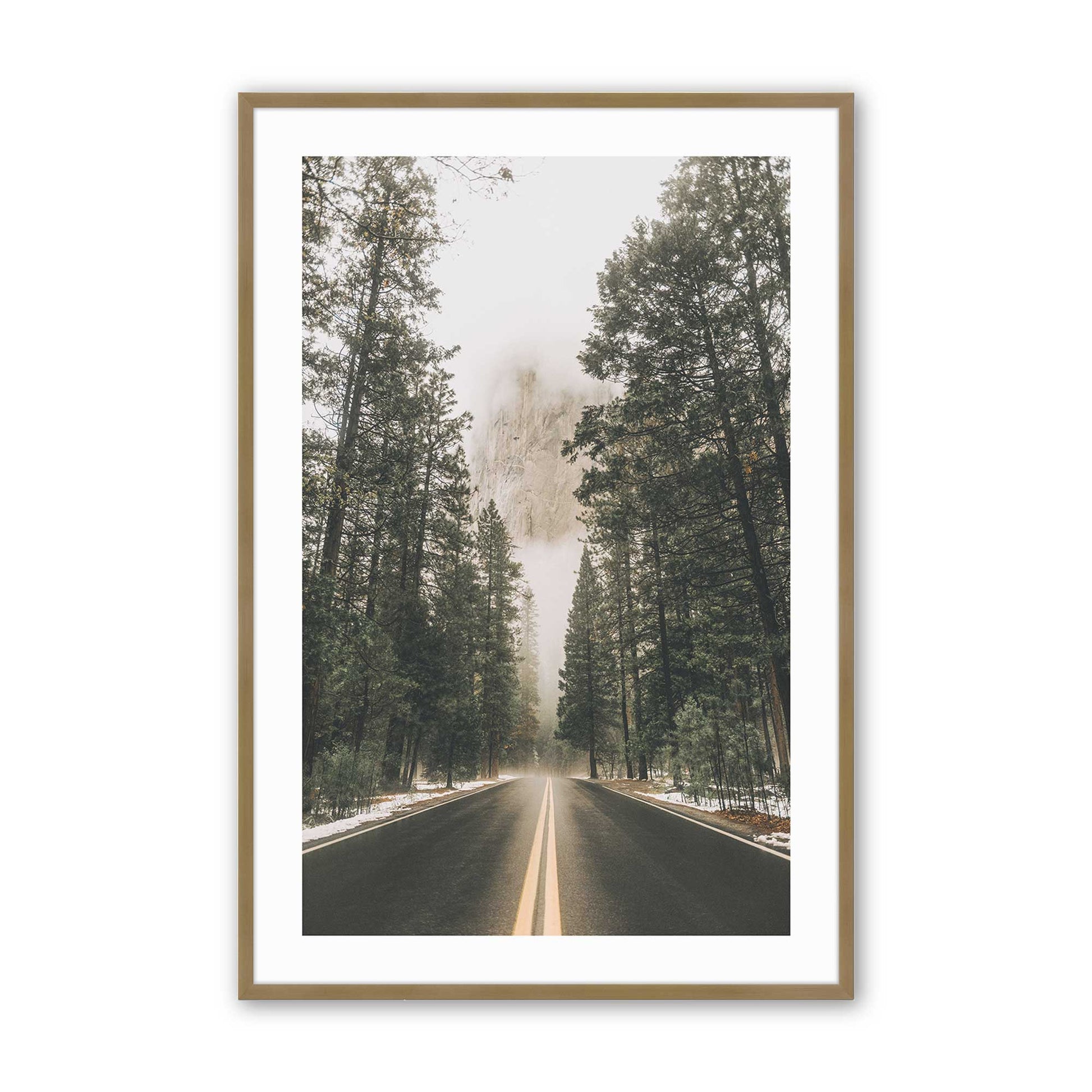 [Color:Brushed Gold], Picture of art in a Brushed Gold frame