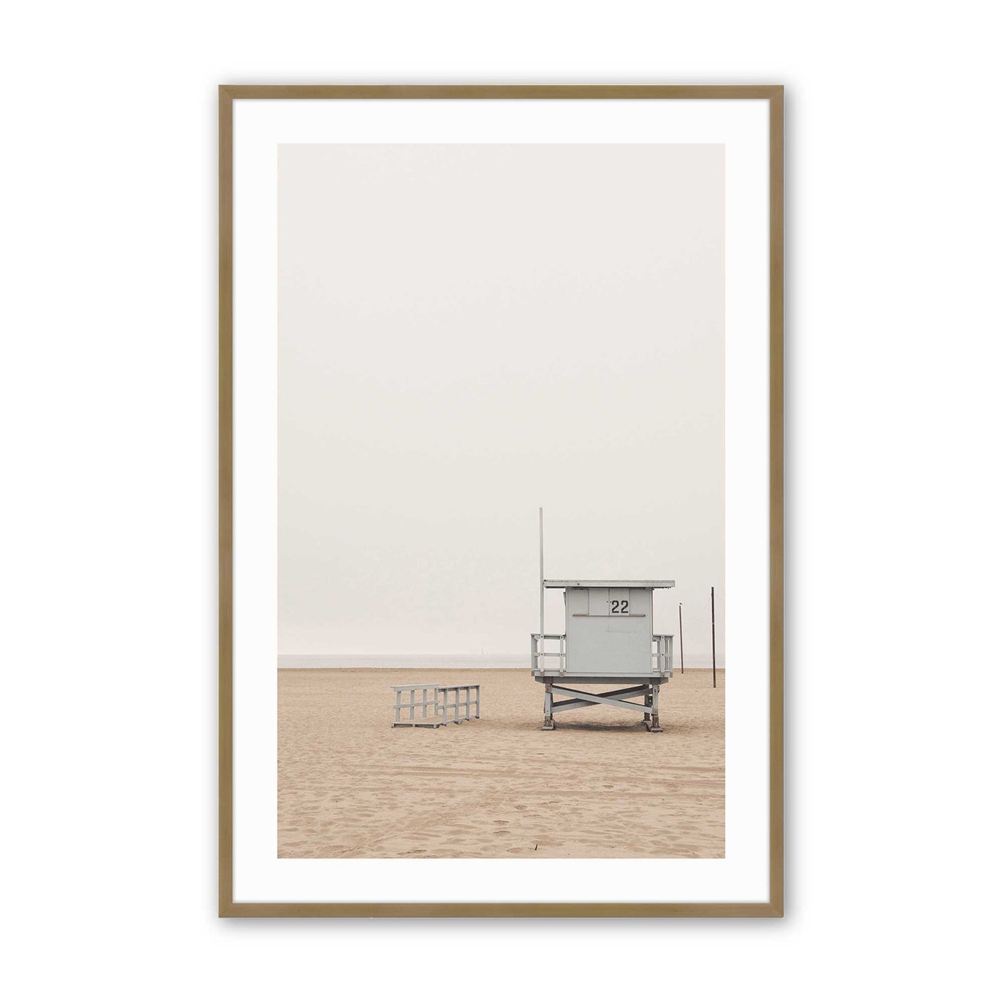 [Color:Brushed Gold], Picture of art in a Brushed Gold frame