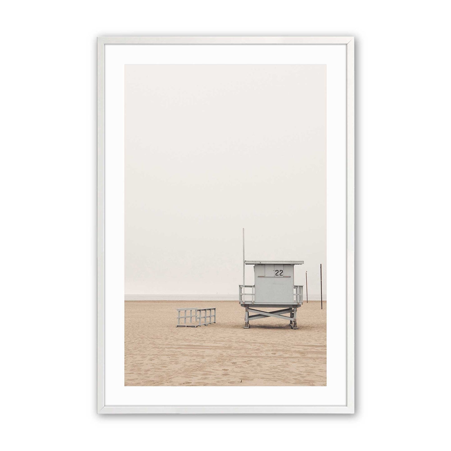 [Color:Opaque White], Picture of art in a Opaque White frame