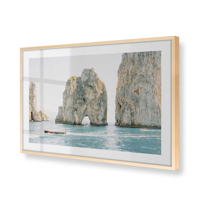 [Color:Raw Maple], Picture of art in a Raw Maple frame at an angle
