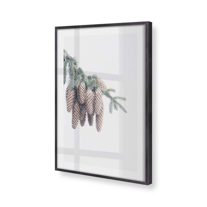 [Color:Weathered Zinc], Picture of art in a Weathered Zinc frame at an angle