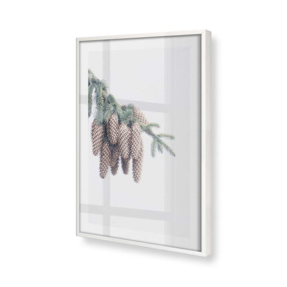 [Color:Opaque White], Picture of art in a Opaque White frame at an angle