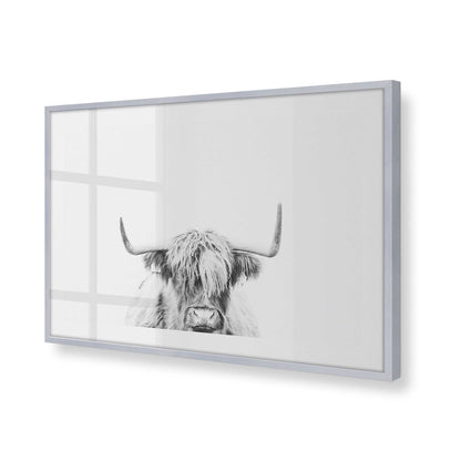 [Color:Polished Chrome], Picture of art in a Polished Chrome frame at an angle