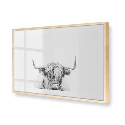 [Color:Raw Maple], Picture of art in a Raw Maple frame at an angle