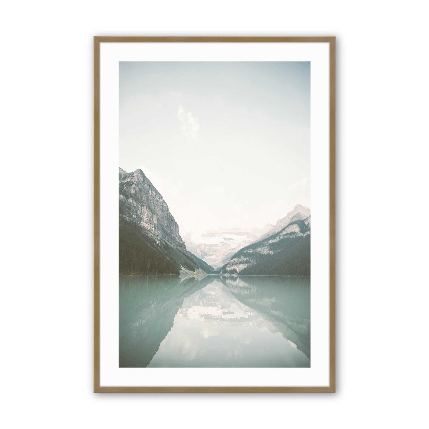 [Color:Brushed Gold], Picture of art in a Brushed Gold frame