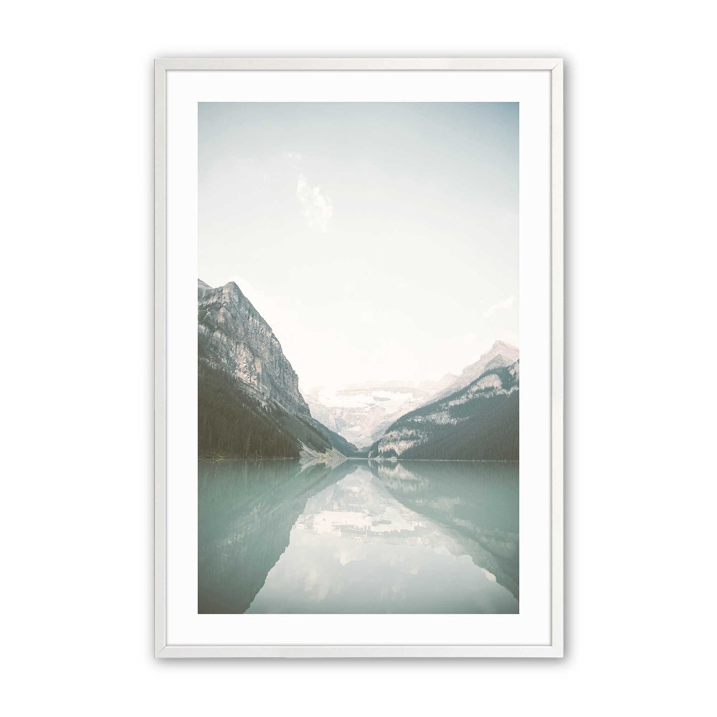[Color:Opaque White], Picture of art in a Opaque White frame