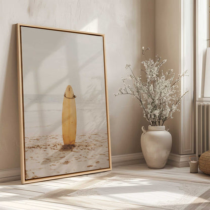 Portrait of a Surfboard Canvas Print