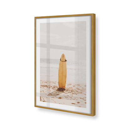 [Color:Polished Gold], Picture of art in a Polished Gold frame at an angle