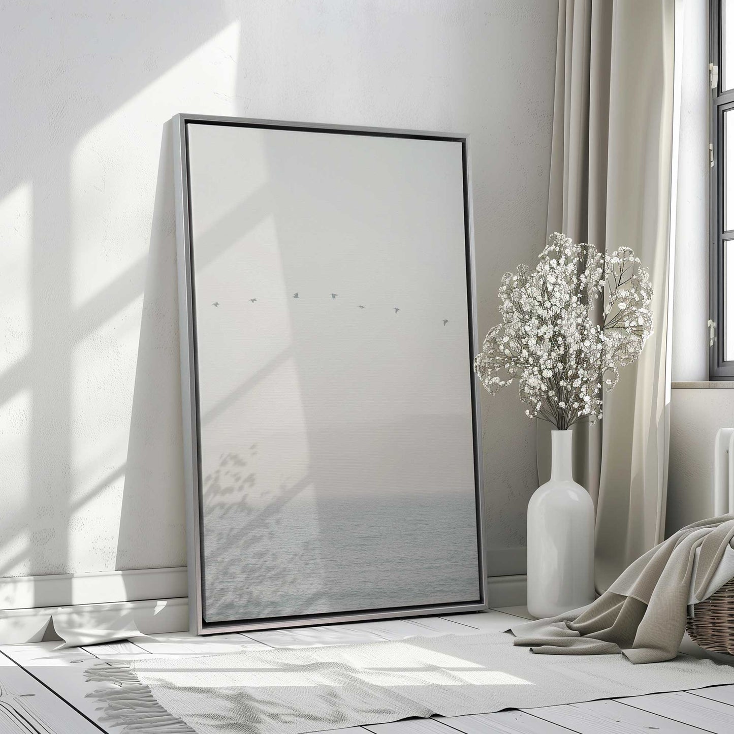 Birds in the Breeze Canvas Print