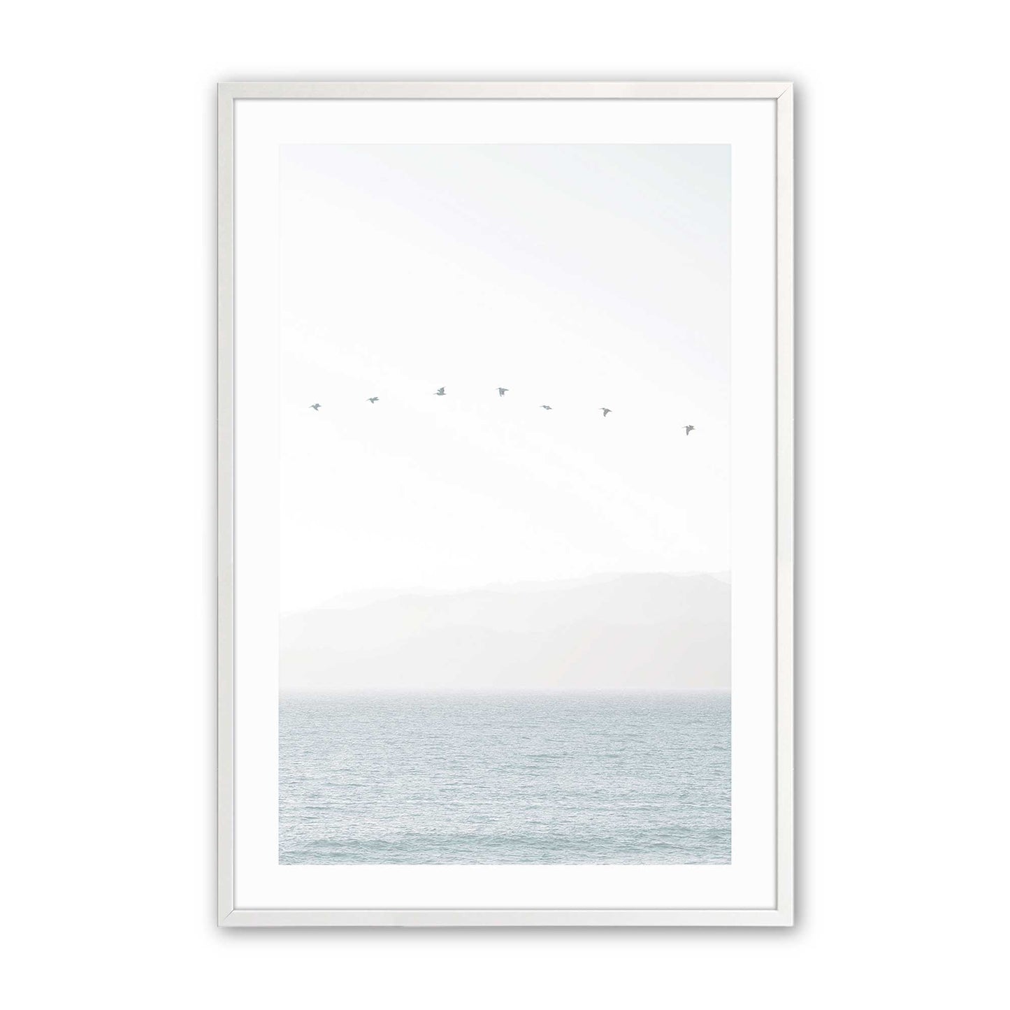[Color:Opaque White], Picture of art in a Opaque White frame
