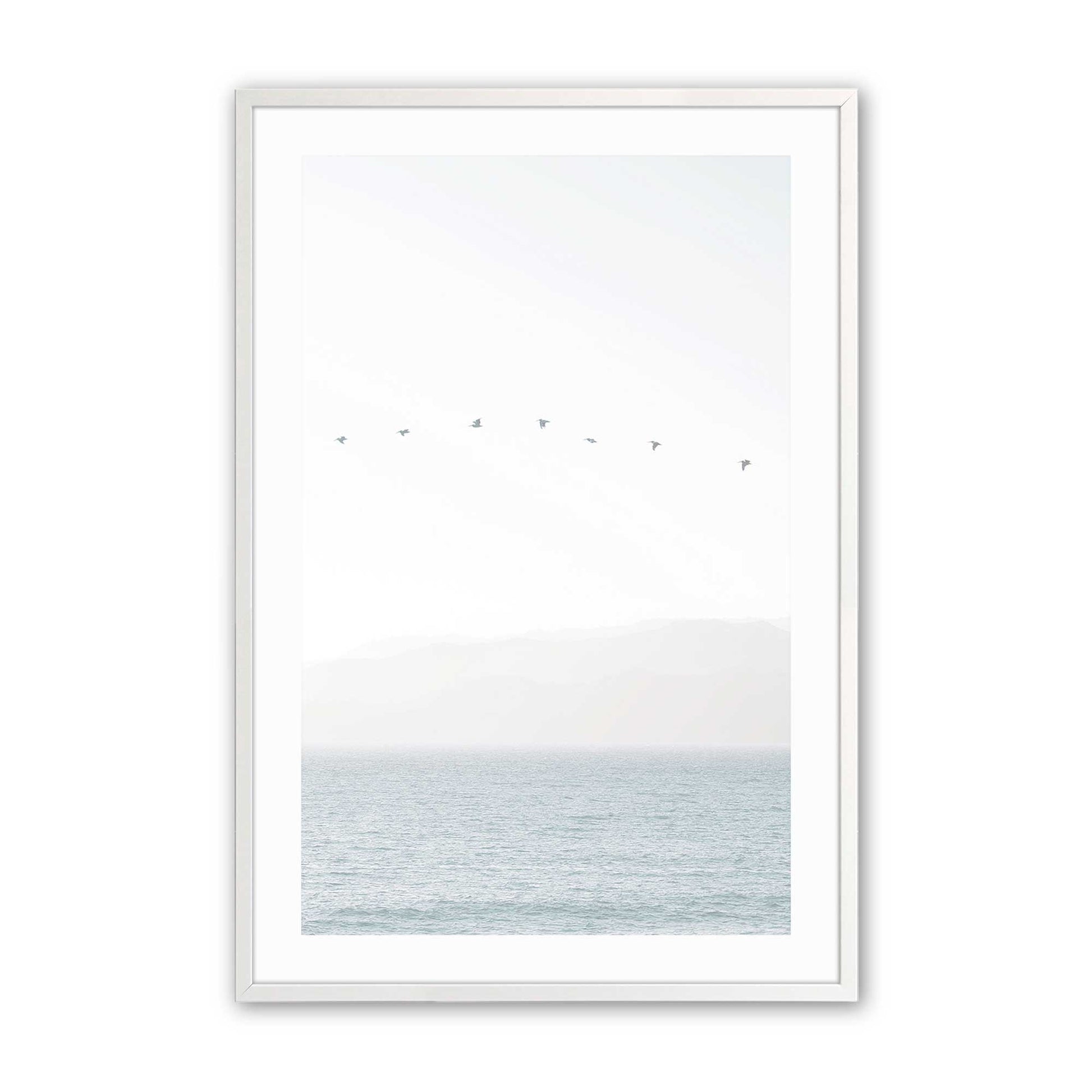 [Color:Opaque White], Picture of art in a Opaque White frame