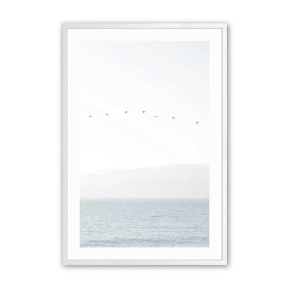 [Color:Opaque White], Picture of art in a Opaque White frame