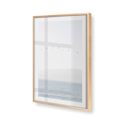 [Color:Raw Maple], Picture of art in a Raw Maple frame at an angle