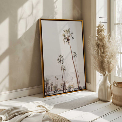 Towering Palm Trees Canvas Print