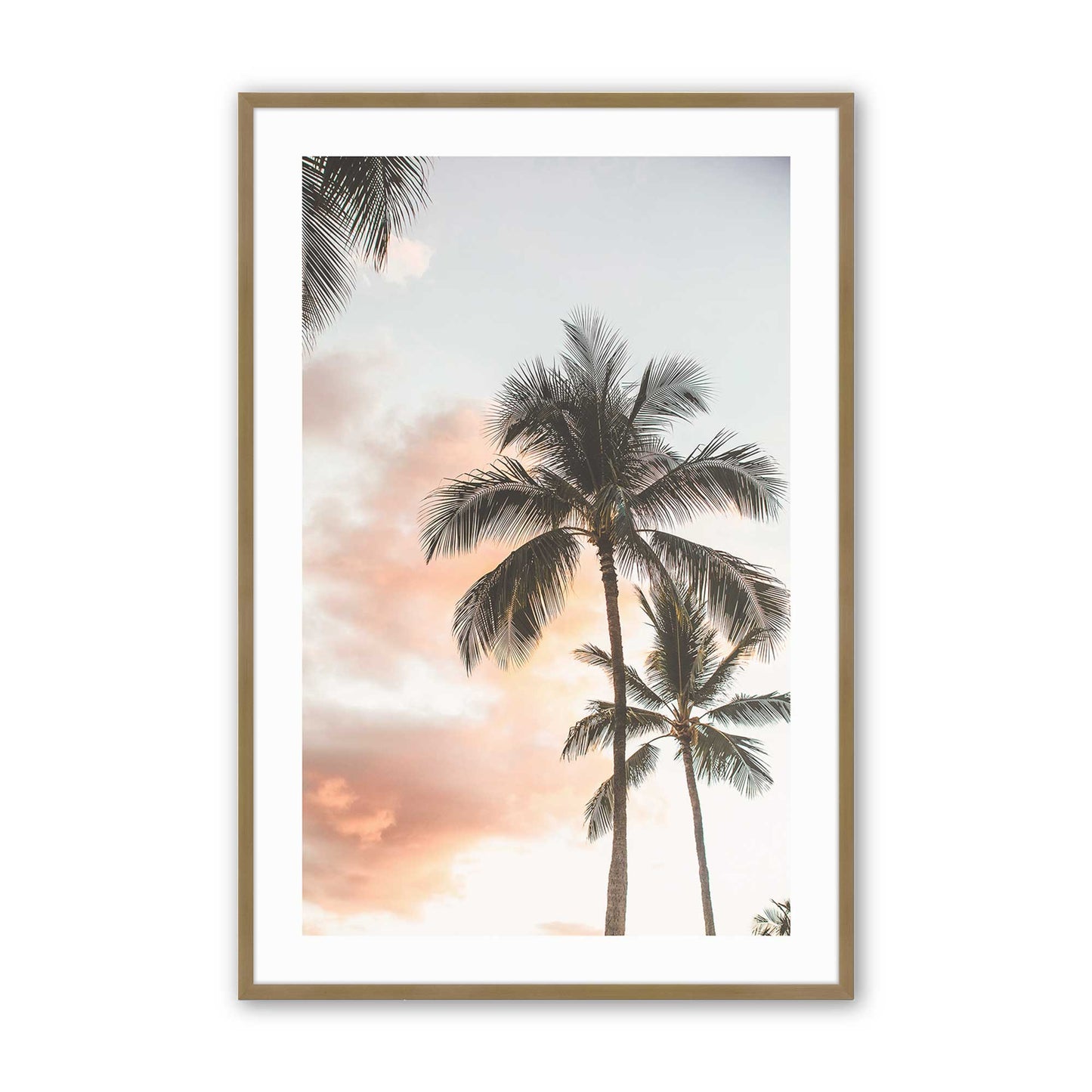 [Color:Brushed Gold], Picture of art in a Brushed Gold frame
