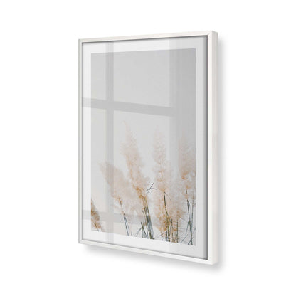 [Color:Opaque White], Picture of art in a Opaque White frame at an angle