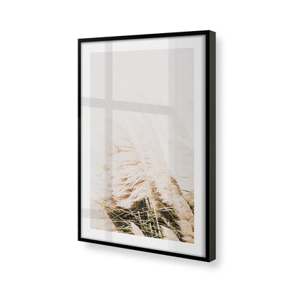 [Color:Satin Black], Picture of art in a Satin Black frame at an angle