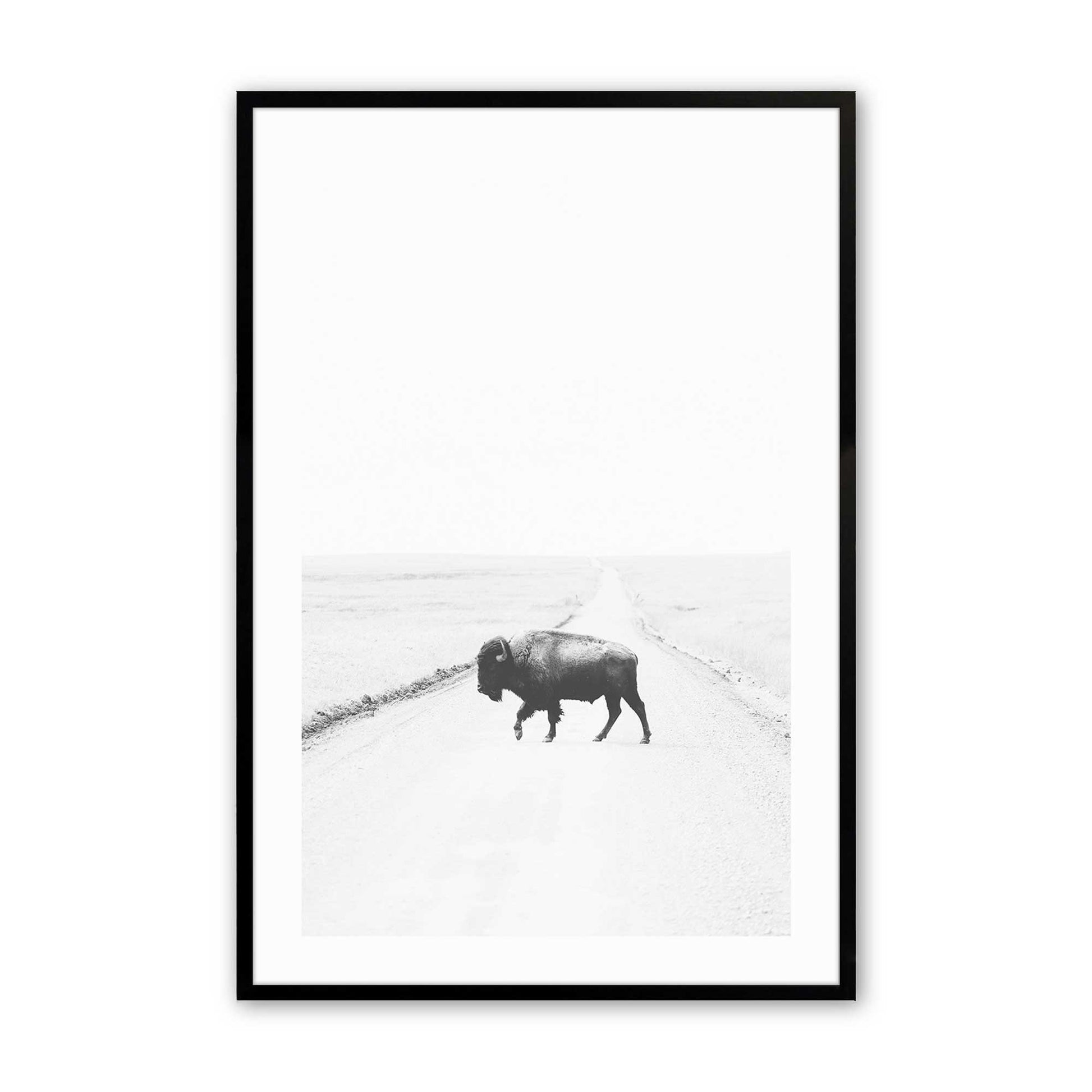 [Color:Satin Black], Picture of art in a Satin Black frame