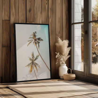 Pair of Palm Trees Canvas Print