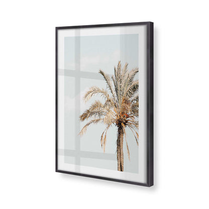 [Color:Weathered Zinc], Picture of art in a Weathered Zinc frame at an angle