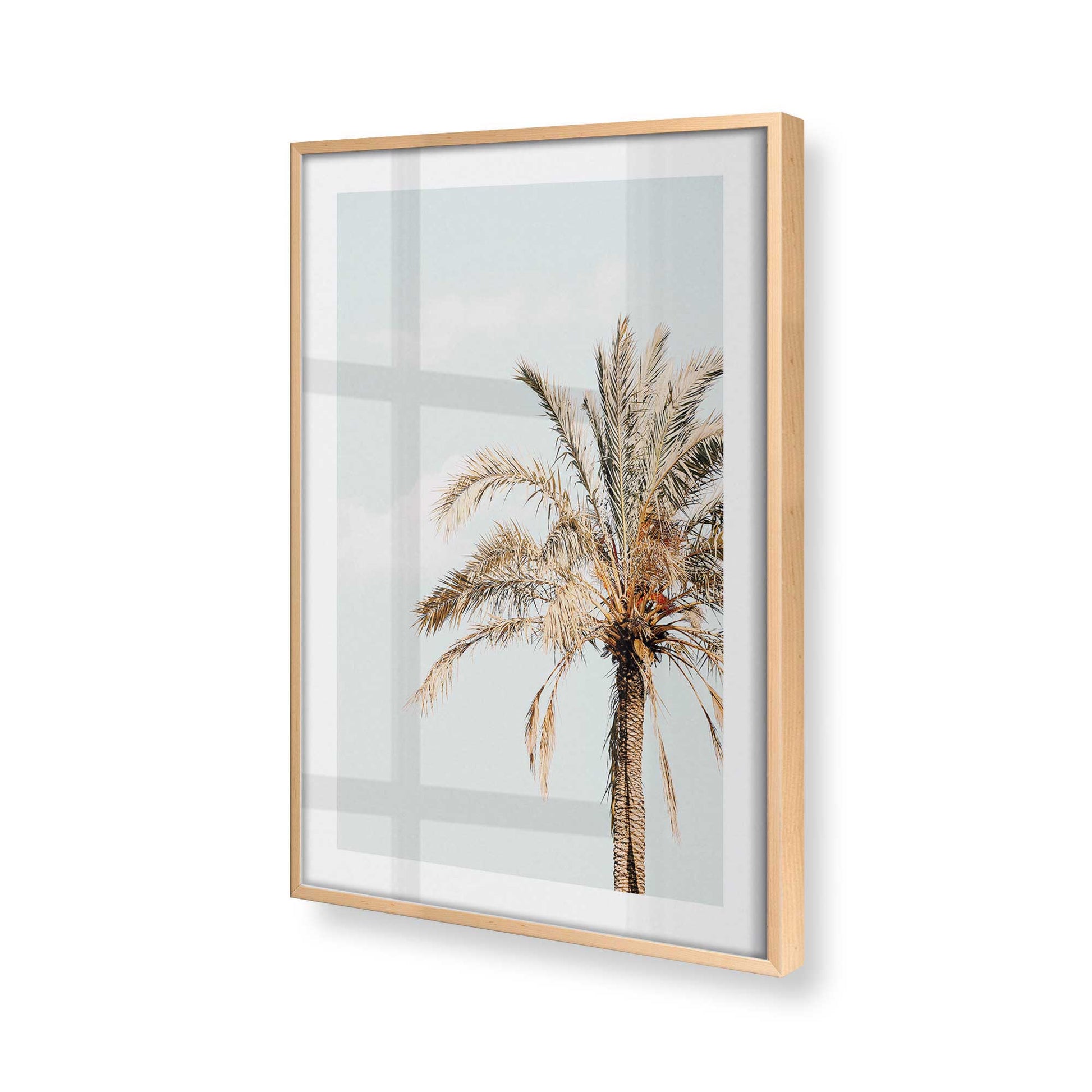 [Color:Raw Maple], Picture of art in a Raw Maple frame at an angle