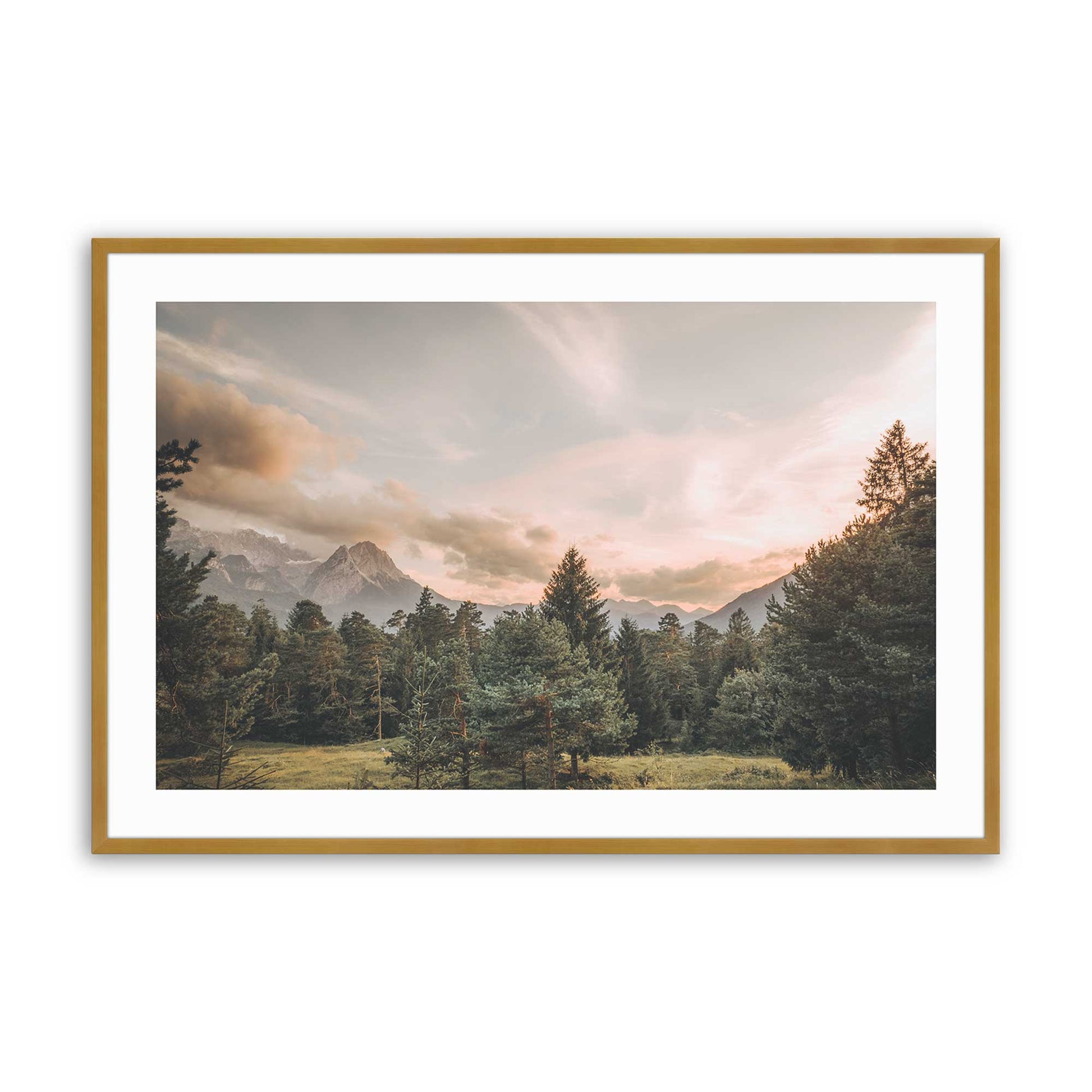 [Color:Polished Gold], Picture of art in a Polished Gold frame