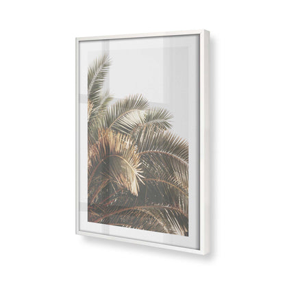 [Color:Opaque White], Picture of art in a Opaque White frame at an angle