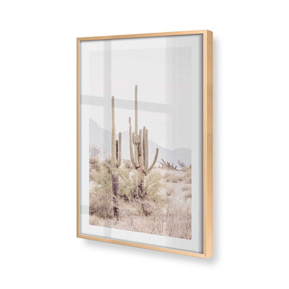 [Color:Raw Maple], Picture of art in a Raw Maple frame at an angle