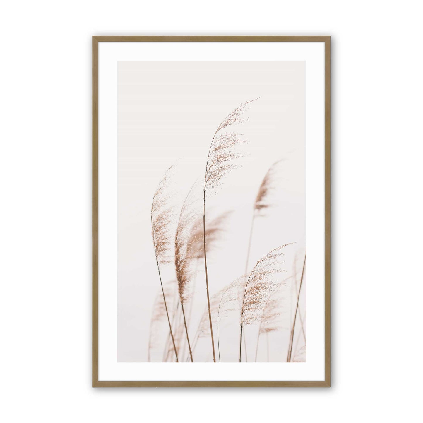 [Color:Brushed Gold], Picture of art in a Brushed Gold frame