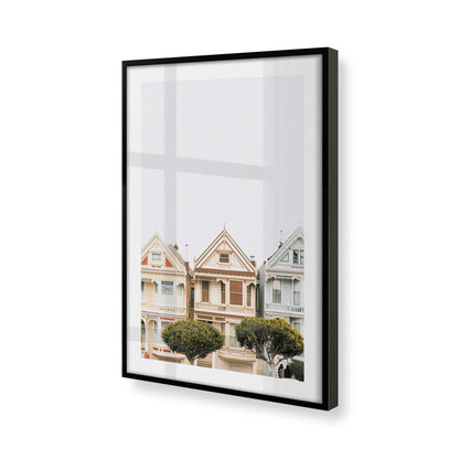 [Color:Satin Black], Picture of art in a Satin Black frame at an angle