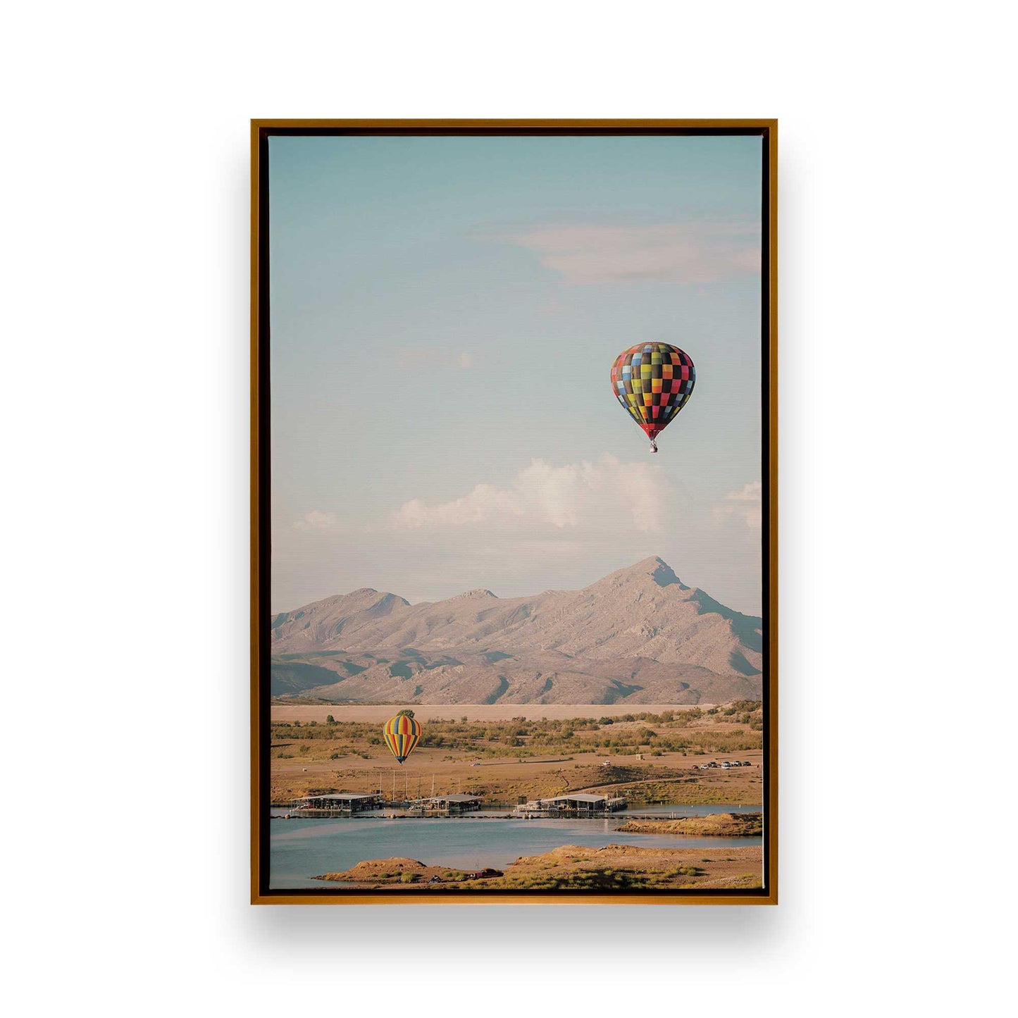 [Color:Polished Gold] Picture of art in a Polished Gold frame