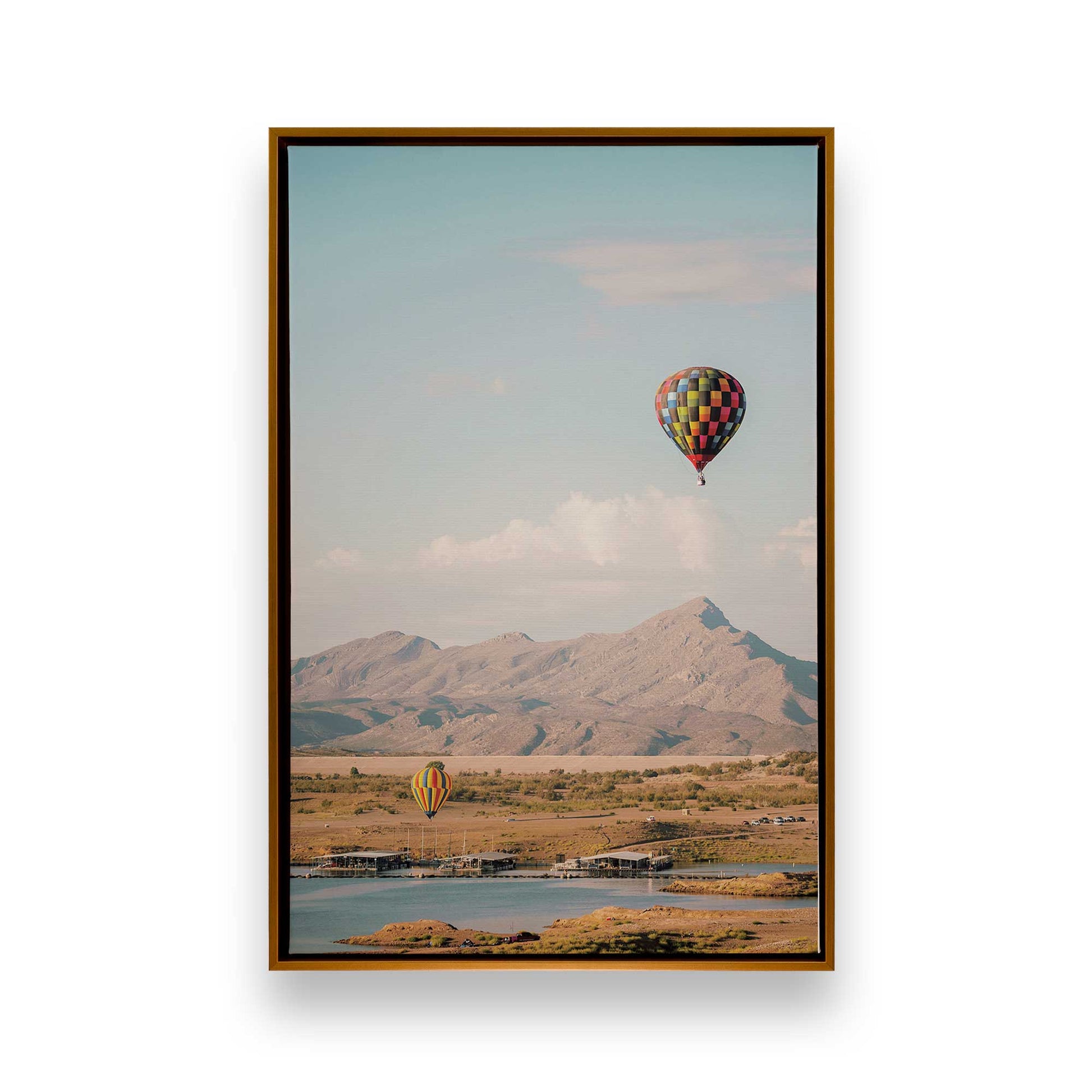 [Color:Polished Gold] Picture of art in a Polished Gold frame