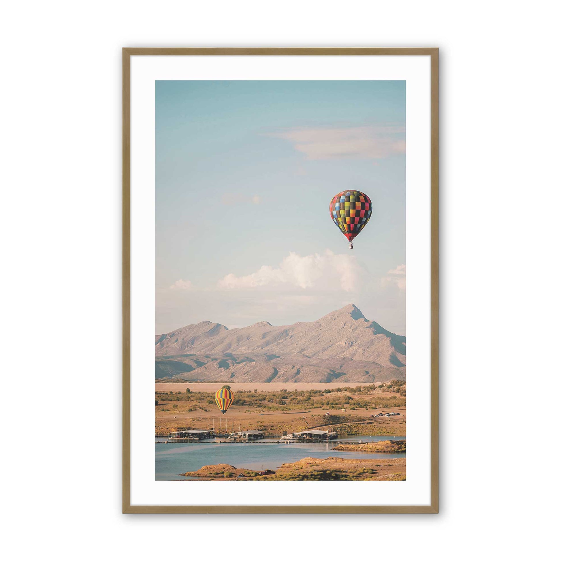 [Color:Brushed Gold], Picture of art in a Brushed Gold frame