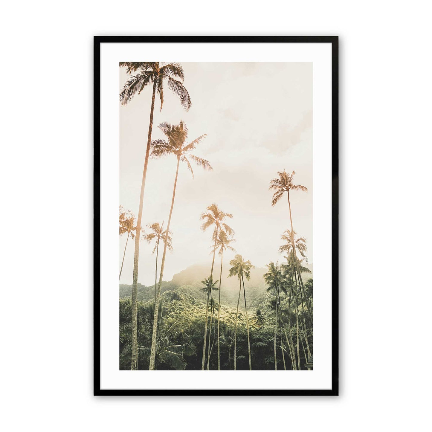 [Color:Satin Black], Picture of art in a Satin Black frame
