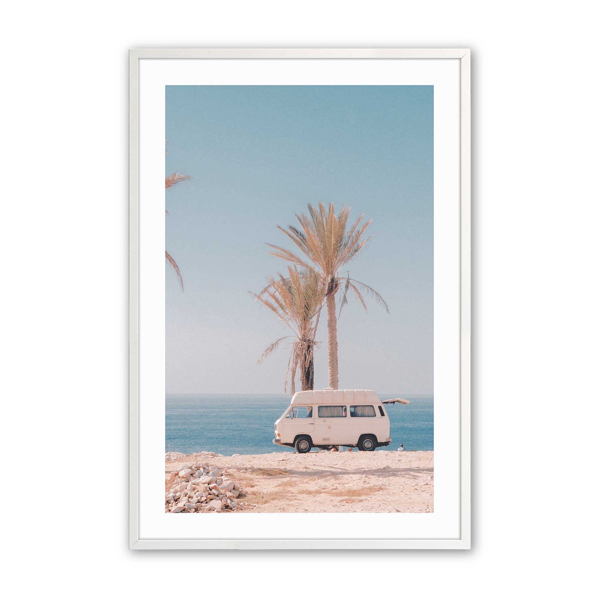 [Color:Opaque White], Picture of art in a Opaque White frame